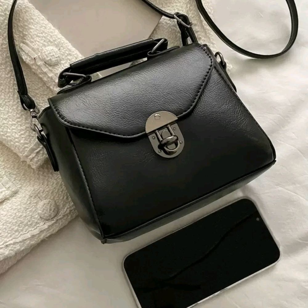 Shein Black Mini Bag Chic Essential View 3